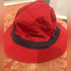 Tommy Hilfiger Red Bucket Hat
